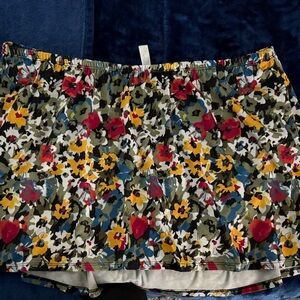 Floral Print Women’s Elastic-Waist Swim skirt - Multicolor